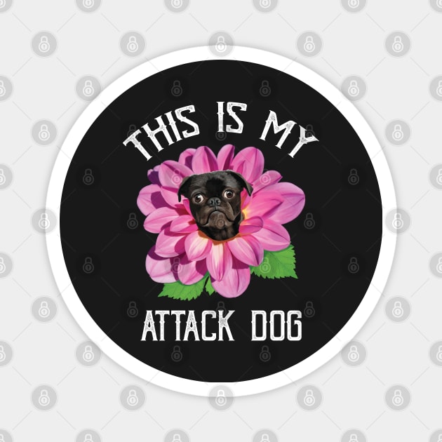 Cute Pug Dog Pun Magnet by dinokate